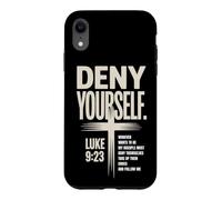 Deny Yourself Luke9:23 Christian Discipleship Case for iPhone XR
