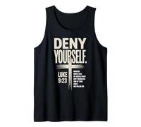 Deny Yourself Luke9:23 Christian Discipleship Tank Top