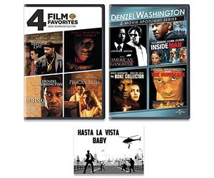 Denzel Washington 8-Movie Collection: Training Day / John Q / The Pelican Brief / Fallen / The American Gangster / Inside Man / The Bone Collector / The Hurricane / + Including Bonus Art Card