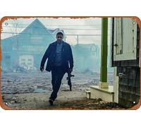 Denzel Washington In The Equalizer 2 5k Plaque Poster Metal Tin Sign 8" x 12" Vintage Retro Wall Decor