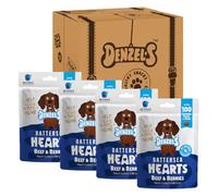 Denzel's All Natural Dog Treats - Training Bites - Battersea Hearts (4 x 90g)