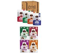 Denzel's All Natural Dog Treats - Ultimate Dog Training Treats Bundle - 4 x Soft Baked Bites + 4 x High Value Rewards - Variety 8 Pack