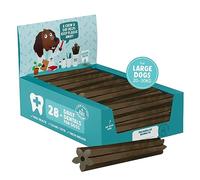 Denzel's Dog Dental Sticks - for Large Dogs - Chicken & Peppermint (Pack of 28)
