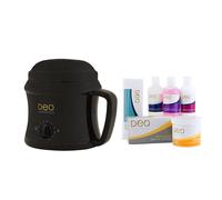 Deo 500cc Black Fast Heat Professional Wax Electric Heater Warmer Pot Kit - Waxing Leg Body for Beauty Therapist Salon College Student - 030452K