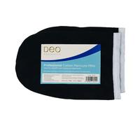 Deo Black Manicure Pedicure Mitts Treatment Spa Cotton Hands - D1527