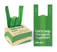 Deo Doo Dog Poop Bags with Handles 300 Counts Big Sizes Leak Proof and Extra Thick Waste Bags for Walking Small Medium Large Dogs Cats Litter Unscented