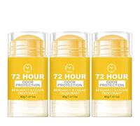 Deodorant Stick, Natural Deodorant for Women, Unisex 72 Hours Odor Protection, Fresh Citrus Scent, Natural Solid Deodorant, Sensitive Skin Friendly Compact Travel Size (3)
