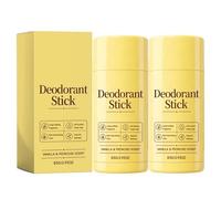 Deodorant Vanilla and Pistachio Perfume Stick, Antiperspirant Underarm Roll On Deodorant, Underarm Brightening Care, Long-Lasting Natural Scent, All-Day Odor Protection for All Skin Types (2PC)