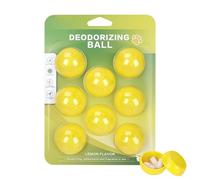 Deodorizer Air Balls, 8-Piece Natural Long-Lasting Adhesive, Cat Odor Eliminator Freshener, Nest Mat Cage Litter Box Use, Shoes Closet Wardrobe Carpets Furniture, Home Pet Household Odor Control
