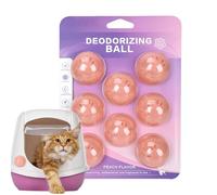 Deodorizing Balls,8-Piece Natural Long-Lasting Scented,Shoe Smell Remover Odor Eliminator - for Nest Mat Cage Litter Box Shoes Closet Wardrobe Carpets Furniture