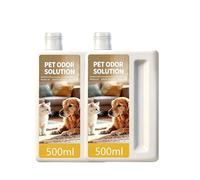 Deodorizing Floor Cleaning Liquid 500ml Bottle, Compatible With Dreame, Replacement Pet Formula Refill For Robot Vacuum S50 X50 Pro X40 S30(2pcs 500ml)