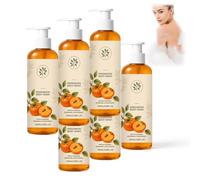 Deodorizing Persimmon Body Wash for Old People Smell, Renewing & Purifying With Natural Persimmon, Moisturizing, Deep Cleansing for Fresh Skin, Gentle Skincare for All Skin Types (6PCS)