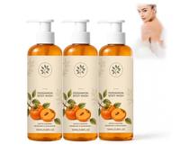 Deodorizing Persimmon Body Wash for Old People Smell, Renewing & Purifying With Natural Persimmon, Moisturizing, Deep Cleansing for Fresh Skin, Gentle Skincare for All Skin Types (3PCS)