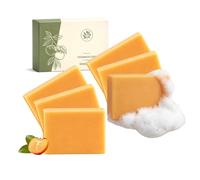 Deodorizing Persimmon Soap for Old People Smell, Renewing & Purifying Body Wash, Gently Cleanses & Moisturizes, With Natural Persimmon Extract for Men & Women (6PCS)