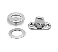 Deolven Twist Lock Fastener, 8 Sets Turn Button Fasteners Handbag Hardware Accessories,Bag Clasps and Closures Supplies for Bags Making,Twist Locks for Boat Canopy Canvas Cover, Made of Brass