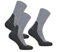 DeoMed 3-pairs Extra Wide Diabetic Socks MEDIC DEO COTTON for Swollen Legs, non-compression, anti Blistering, Antibacterial (41-43, UKPP)