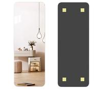DEOPXF Paste Mirror Acrylic Material High Definition Imaging Long Wall Mirror Smooth Surface Self Adhesive Glass Firmly Stick(Rounded corners,30x60cm)