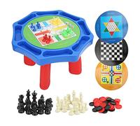 Deosdum 8 in 1 Kids Board Game Set, Portable Educational Game | Plastic material, double sided board, classic games, enhances coordination