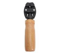 Deosdum Hand Vise with Adjustable Jaw, Hardwood Handle for Jewelry Making | High Carbon Steel Body, Textured Non-slip Grip, Heat Insulating Handle, 0.47 Inch Max Opening, for Filing Engraving Polishing