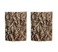 Deosdum Natural Cork Bark Sheets for Reptile Climbing Background (Bark | Solid Wood Texture, Terrarium & Shed Aid, Fits Turtle Gecko Lizard Snake