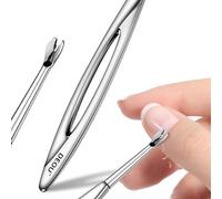 DEOU Cuticle Pusher Dead Skin Remover Stainless Steel dead skin fork cuticle trimmer Professional nail art tools Peeler Scraper Clean nail edges cuticle
