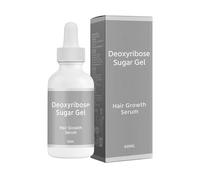 Deoxyribose Sugar Gel Hair Growth, 60ml Growing Hair Oil Scalp Gel, Deoxy Ribose Sugar Hair Growth for Promoting Hair Growth, Inhibiting Hair Greasiness, Mild Safe Hair Thickening Gel for Men Women
