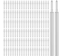 Deozu 200 Pcs Double-Head Skirting Nails with 2 Pcs Sleeve Tool, Double Sided Nails, Double-Headed Nail, Double Head Skirting Nail Tool