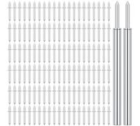 Deozu 200 Pcs Double-Head Skirting Nails with Sleeve Tool, Double Sided Nails, Double-Headed Nails, Double Head Skirting Nails Tool