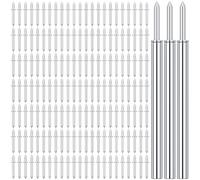 Deozu 300 Pcs Double-Head Skirting Nails with 3 Pcs Sleeve Tool, Double Sided Nails, Double-Headed Nail, Double Head Skirting Nail Tool