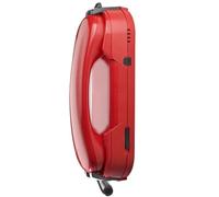 Depaepe HD2000 IP Emergency 3 Memory - Red Wall Mountable Emergency Phone with Three Preprogrammed Numbers - No Keypad
