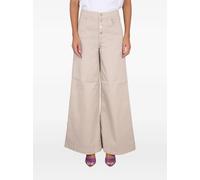 Department 5 Yoko buttoned wide trousers - Neutrals 26-27-28-29