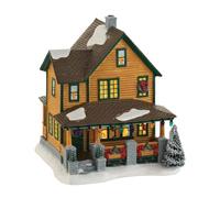 Department 56 Christmas Story Village Ralphie's House, Zinc alloy, Porcelain, 100% Polyester Foam Fill, Multi Color, 15.2 x 16.5 x 20.3 cm