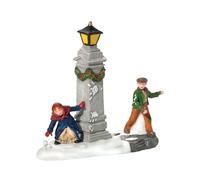 Department 56 Dickens Village Snowball Fun, Porcelain, Multi Color, 10.2 x 8.9 x 5.1 cm