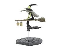 Department 56 Disney The Nightmare Before Christmas Village Accessories Helgamine The Witch Figurine, 4.9 Inch, Multicolor