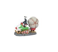 Department 56 Disney The Nightmare Before Christmas Village Accessories Jack in Sled Figurine, 3.07 Inch, Multicolor