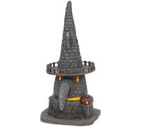 Department 56 Disney The Nightmare Before Christmas Village Witch Tower Lit Building, 10.3 Inch, Grey