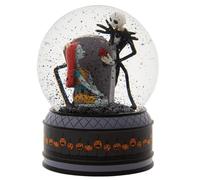Department 56 Disney The Nigthmare Before Christmas Jack and Sally Waterball Waterglobe, 2.56 Inch, Multicolor