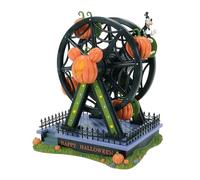 Department 56 Disney Village Accessories Halloween Goofy Gawrsh Darn Fun Ferris Wheel Lit Animated Figurine, 12.9 Inch, Multicolor