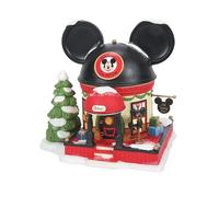Department 56 Disney Village Mickey Mouse Lighted Hat Shop Earmuff, 7.09 Inches, Multicolor