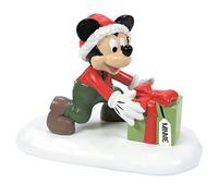Department 56 Disney Village Mickey Mouse Minnie Will Love This Figurine, 2.5 Inch, Multicolor