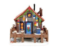 Department 56 Disney Village Pete's Crabby Christmas Crab Shack Light Up Building, 5.98 Inch, Multicolor