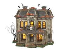 Department 56 Elvira Mistress of The Dark Village Elvira's House Lit Building, 7.87 Inch, Multicolor