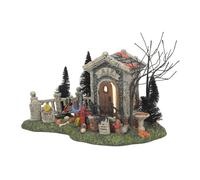 Department 56 Enesco Snow Village Halloween R.I.P. Cemetery Light Building