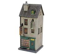 Department 56 Harry Potter Village Flourish and Blotts Bookshop Lit Building, 8.3 Inch, Multicolor