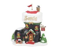 Department 56 North Pole Village Santa's Boot Shop Lit Building, 6.5 Inch, Multicolor