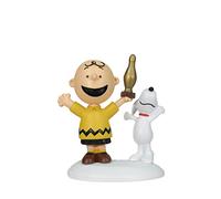 Department 56 Peanuts Village Accessories Charlie Brown Breaks 100 Figurine, 2.18 Inch, Multicolor