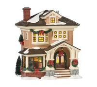 Department 56 Porcelain Snow Village Christmas at Grandma's Lit House