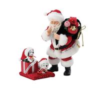 Department 56 Possible Dreams Disney 101 Dalmatians and Santa Reasons to Love Christmas Figurine Set, 10 Inch, Muticolor