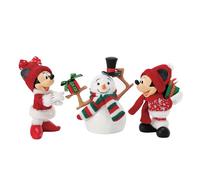 Department 56 Possible Dreams Disney Mickey and Minnie Mouse Merry and Magical Figurine Set, 6.5 Inch, Multicolor