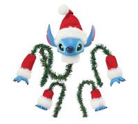 Department 56 Possible Dreams Disney Santa Stitch in a Chinch Tree Topper Set, 12 Inch, Multicolor